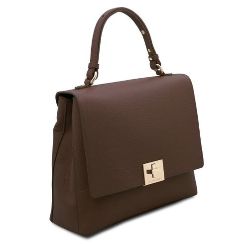 Silene - Leather convertible backpack handbag